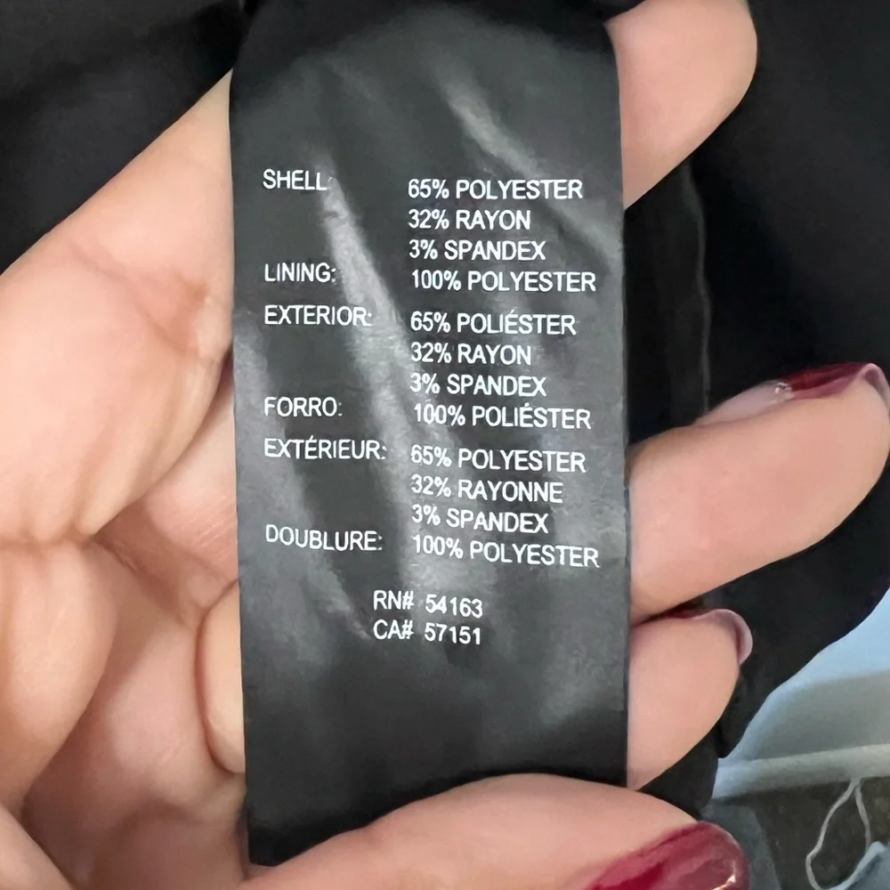 KARL LAGERFELD PARIS Drop Belted Trench Coat size M EUC - Picture 6 of 9